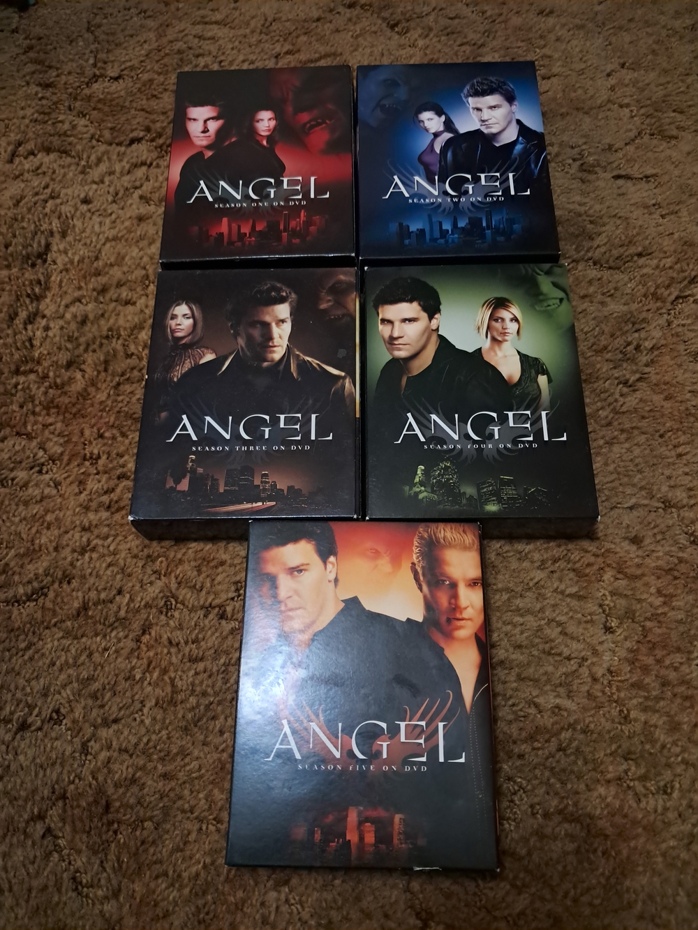 Angel TV Series Complete Seasons 1-5 DVD Box Set - Black